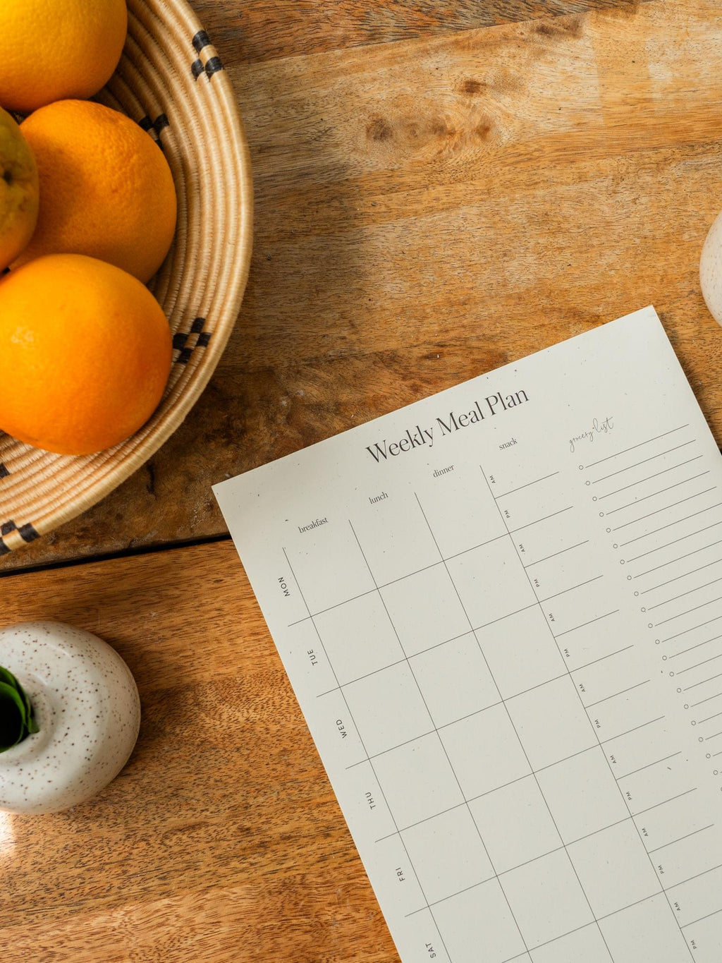 Weekly Meal Planner